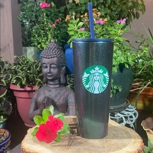 Starbucks TEAL Green Ombré Stainless Steel Holiday Grande Cold Cup / Tumbler